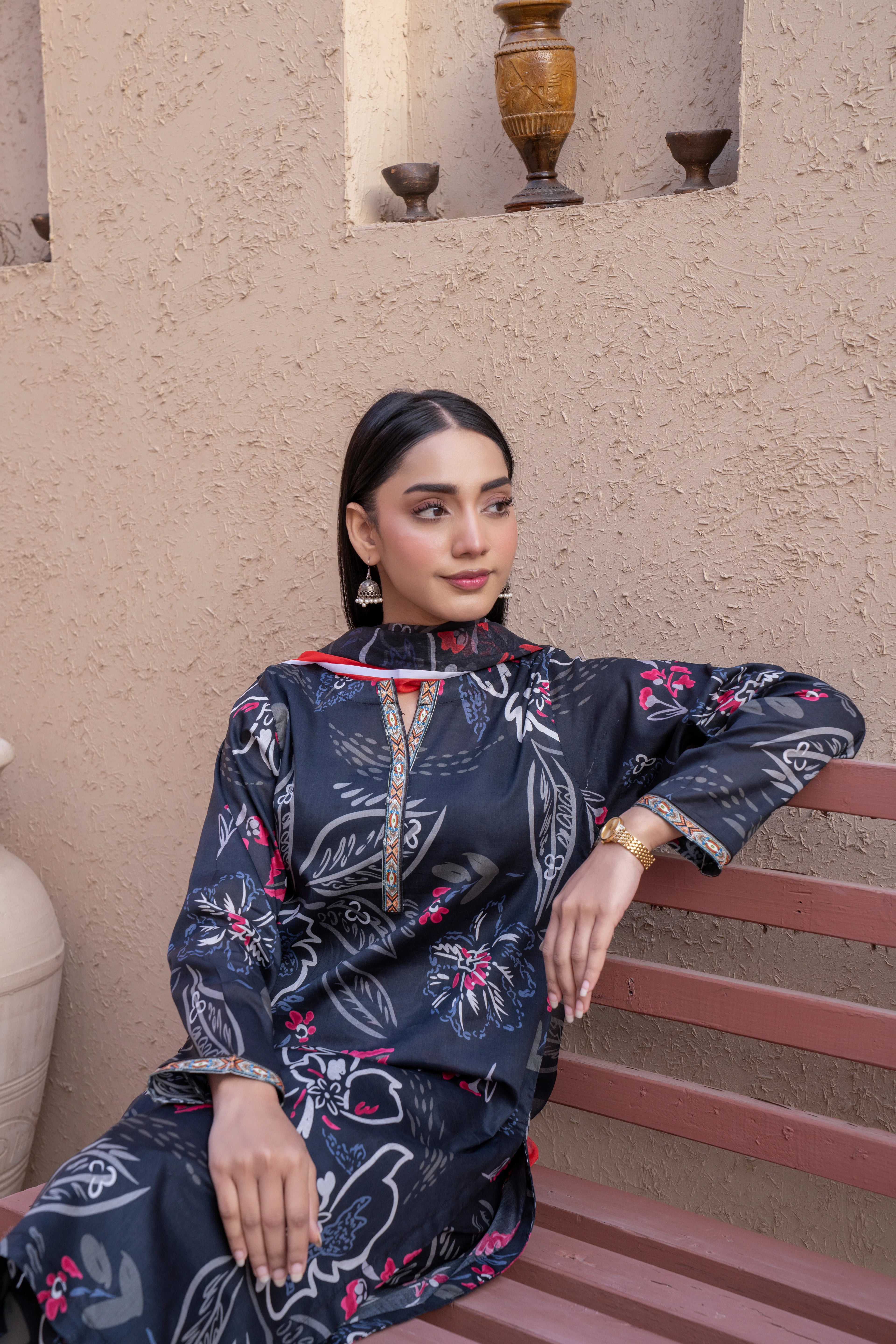Azure | 3 piece - Unstitched - Lawn