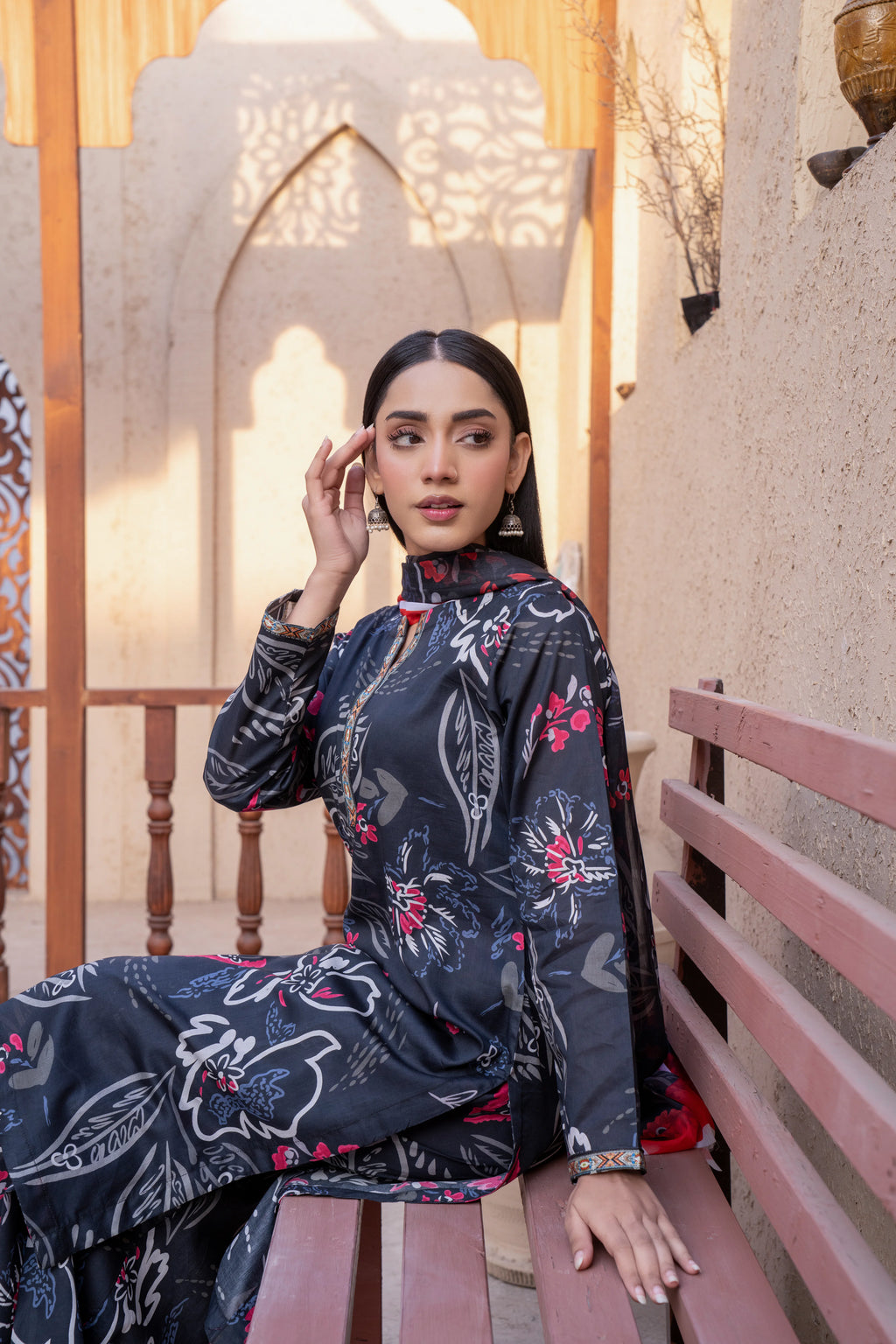 Azure | 3 piece - Unstitched - Lawn