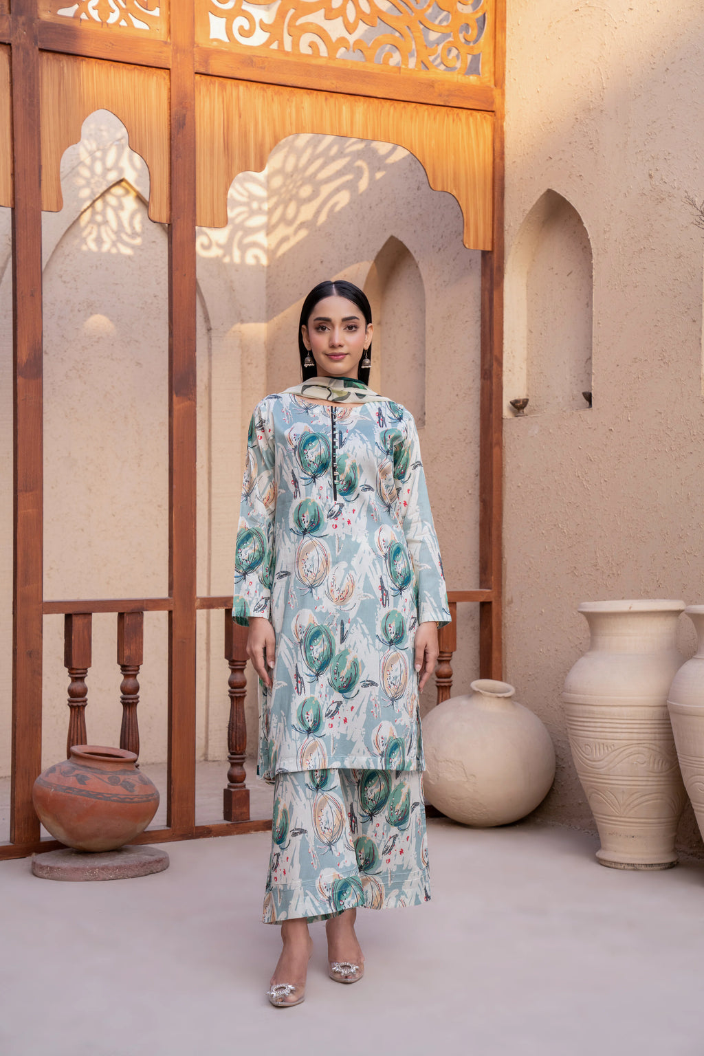 Crimson | 3 piece - Unstitched - Lawn