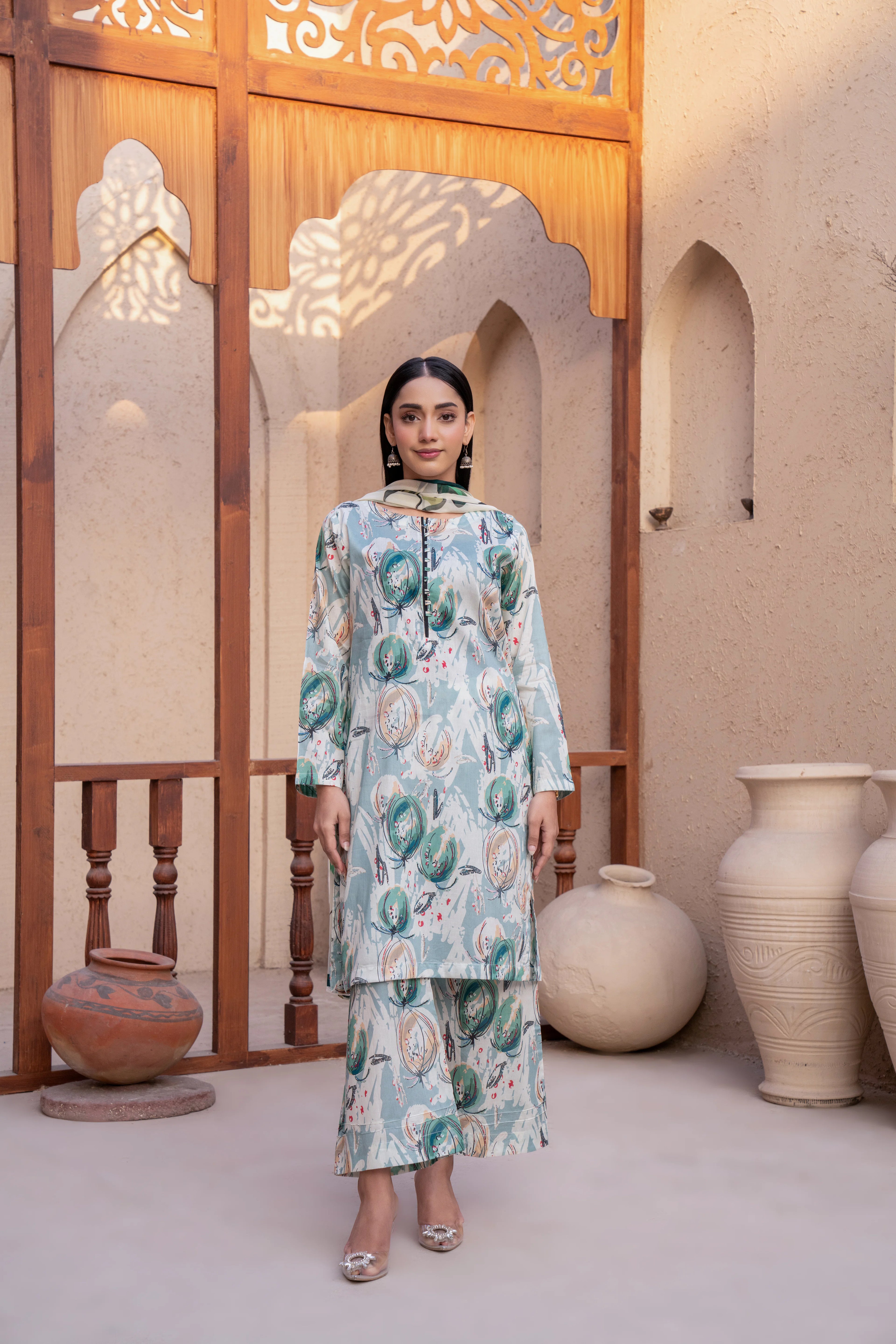 Crimson | 3 piece - Unstitched - Lawn