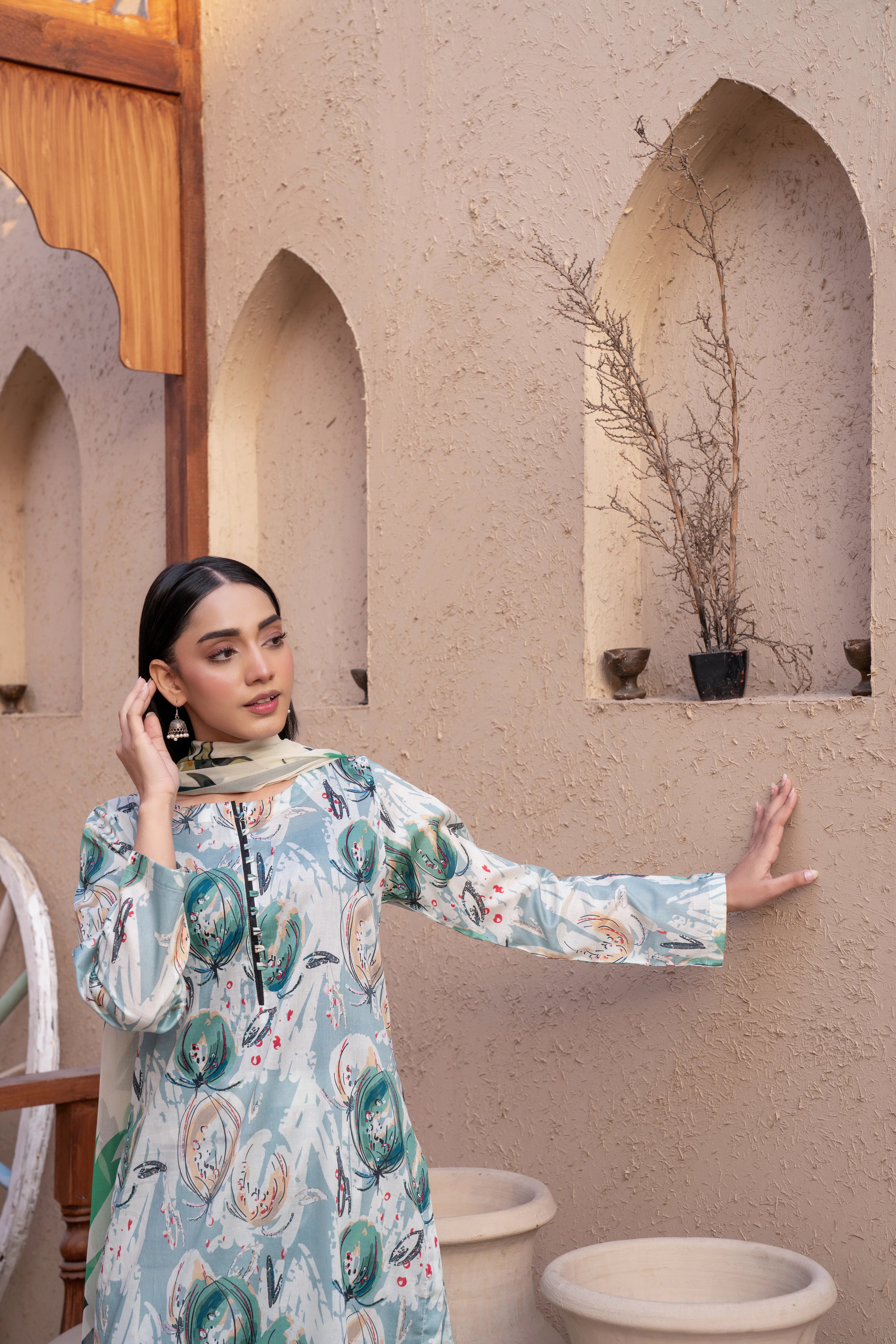 Crimson | 3 piece - Unstitched - Lawn