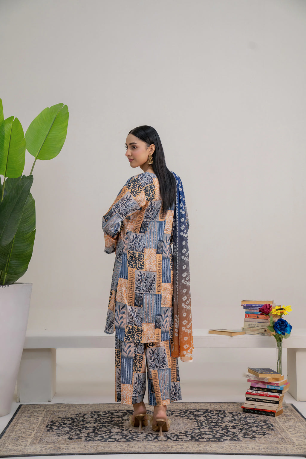 Dusk  | 3 piece - Unstitched - Lawn