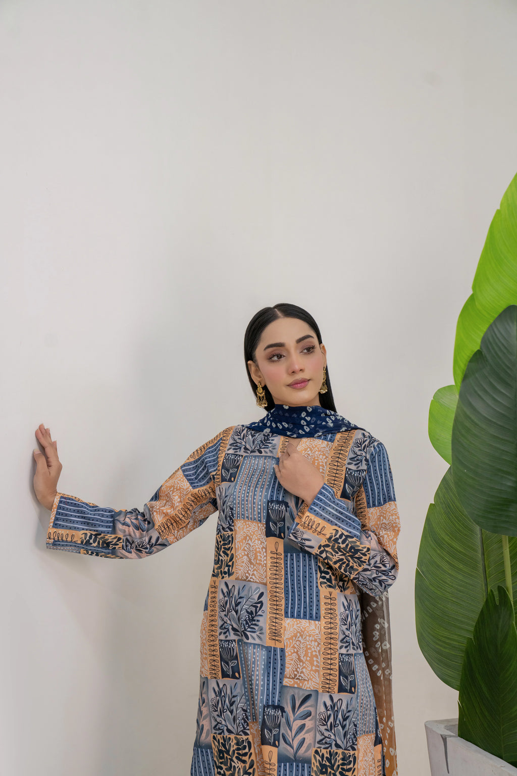 Dusk  | 3 piece - Unstitched - Lawn