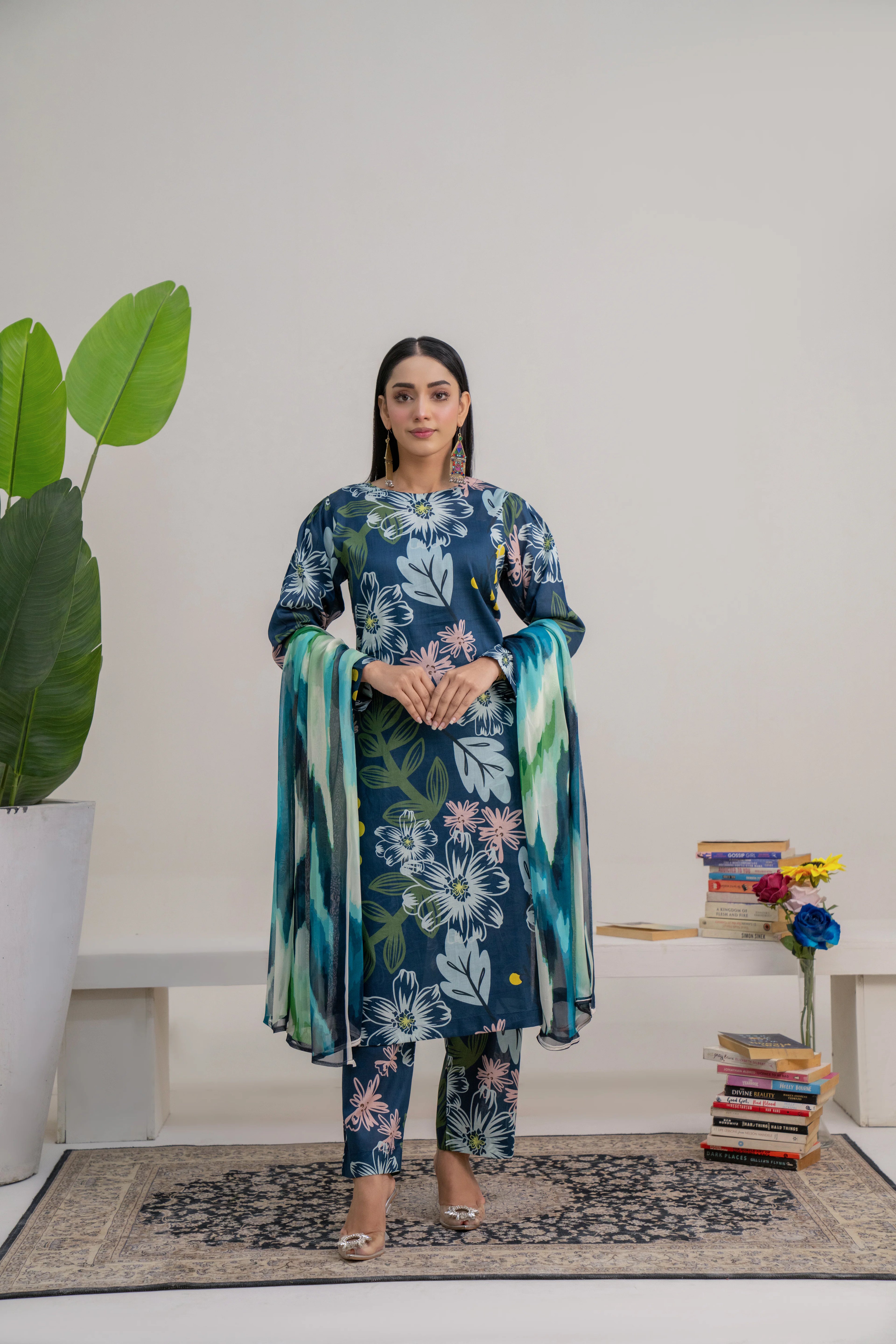 Ember | 3 piece - Unstitched - Lawn