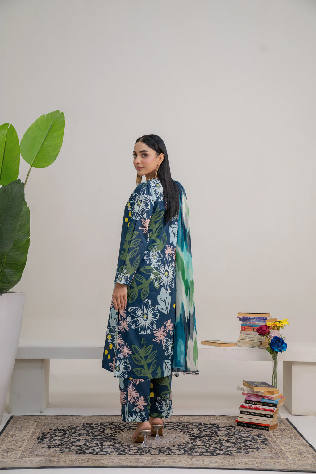 Ember | 3 piece - Unstitched - Lawn