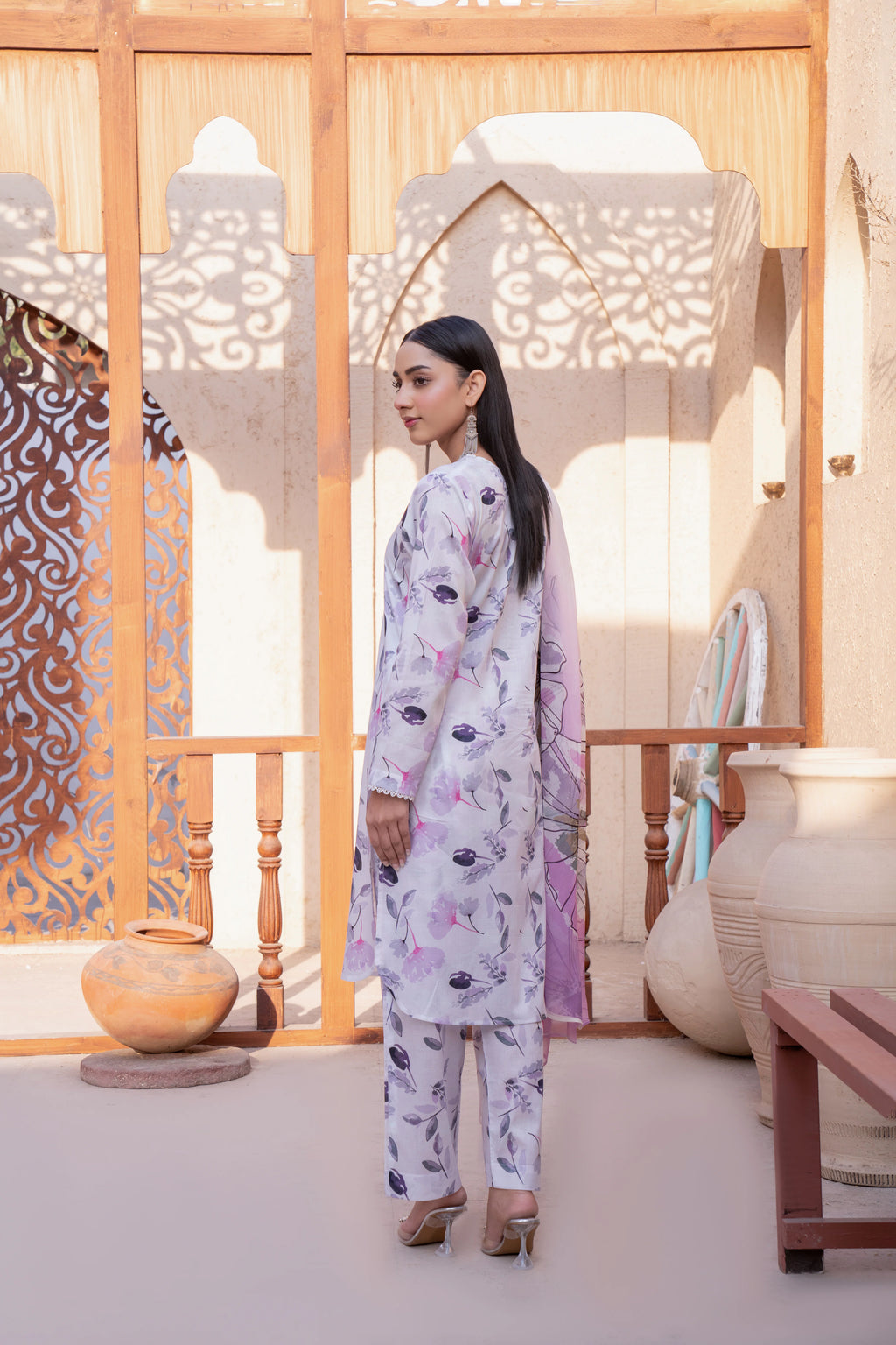 Ivory  | 3 piece - Unstitched - Lawn