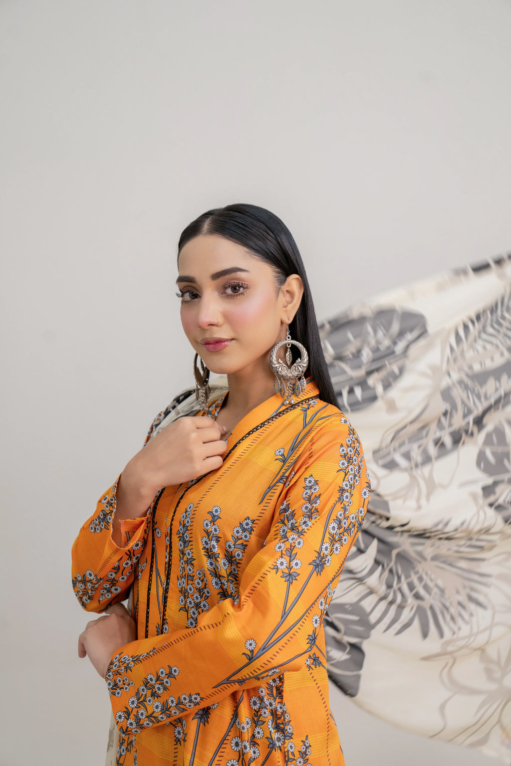 Marigold | 3 piece - Unstitched - Lawn