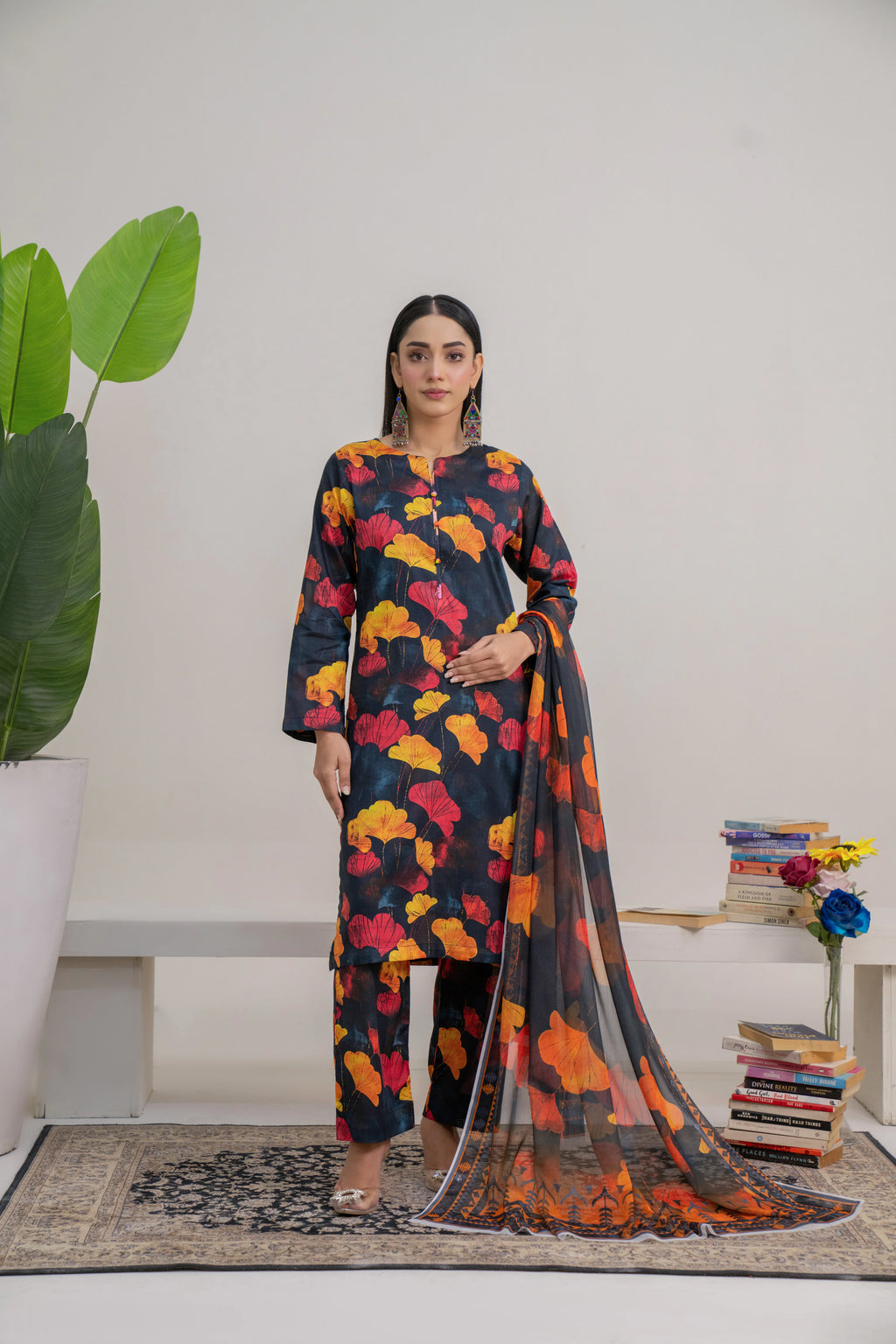 Tropical | 3 piece - Unstitched - Lawn