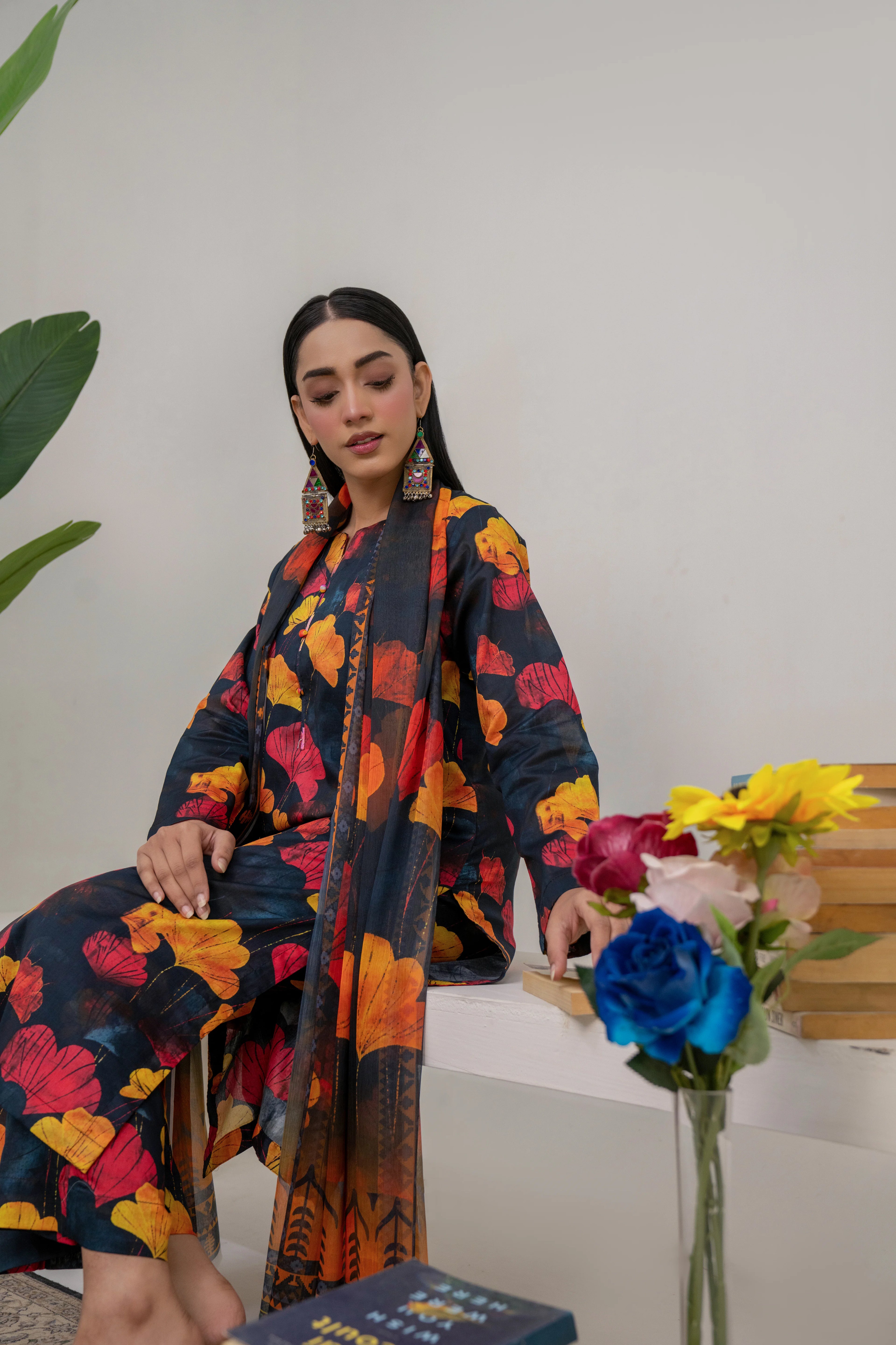 Tropical | 3 piece - Unstitched - Lawn